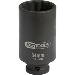 Douille à chocs 12 pans 1/2" . 34 mm KSTOOLS 150.1704 | 150.1704