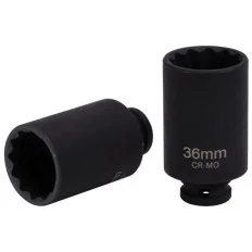 Douille à chocs 12 pans 1/2" . 36 mm KSTOOLS 150.1707 | 150.1707