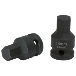 Douille tournevis à chocs 6 pans 1/2" . 14 mm KSTOOLS 150.1708 | 150.1708