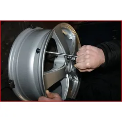 Tire-valves acier avec poignée en T . 180 mm KSTOOLS 150.2139 | 150.2139