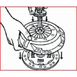Outil universel de centrage pour disque d'embrayage . L.135 mm KSTOOLS 150.2180 | 150.2180