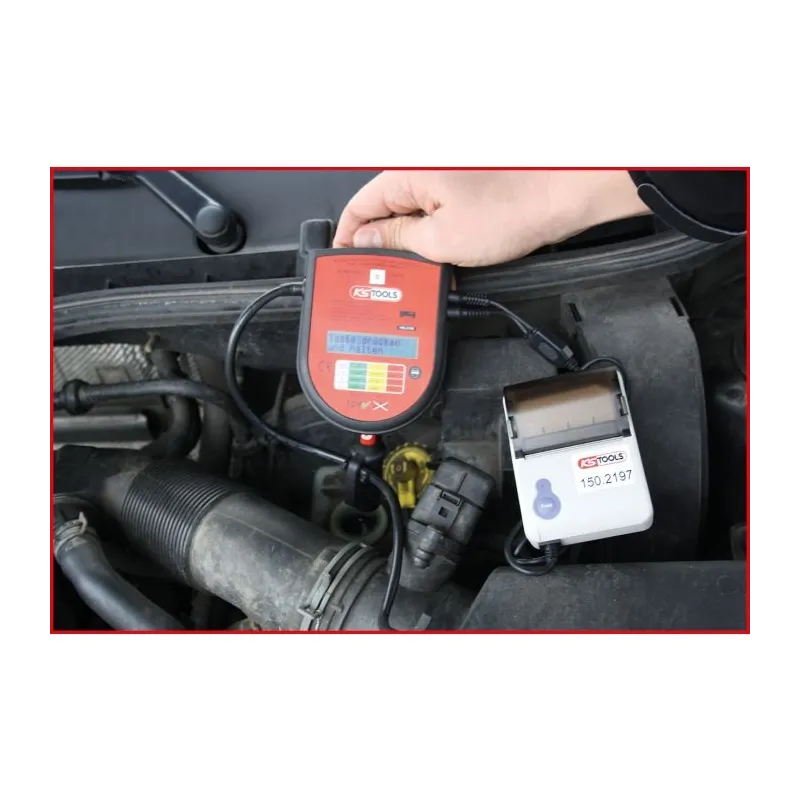 Testeur de liquide de frein digital avec imprimante KSTOOLS 150.2198 | 150.2198