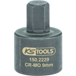 Douille tournevis 6 pans pour étrier de frein . 9 mm KSTOOLS 150.2229 | 150.2229