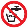 Panneau EAU NON POTABLE NORMASIGN D.80 Taliaplast 624258