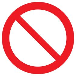 Panneau INTERDICTION NORMASIGN D.300 Taliaplast 622259
