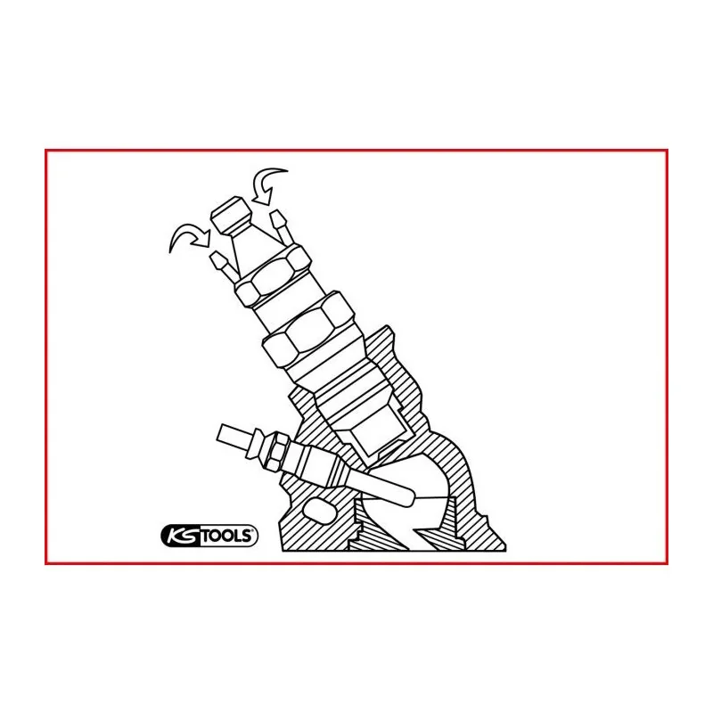 Douille pour injecteur 1/2" . 12 pans 27 mm KSTOOLS 150.2312 | 150.2312