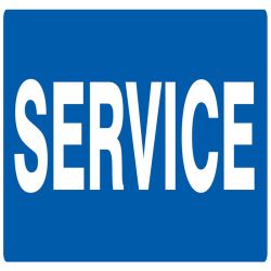 SERVICE NORMASIGN 330X120 Taliaplast 626629