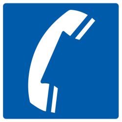 TELEPHONE NORMASIGN 200X200 Taliaplast 628606
