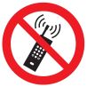 Panneau INTERDICTION D'ACTIVER DES TEL Taliaplast 724204