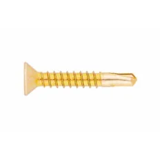 INDEX Vis pour la menuiserie PVC Pointe foreuse pilote. Bichromatée (3,9 x 32 1000 pièces.) P403932 | P403932