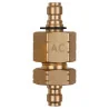 Adaptateur double M14x1 .25 intérieur et extérieur et raccord 1/4" KSTOOLS 150.2653 | 150.2653