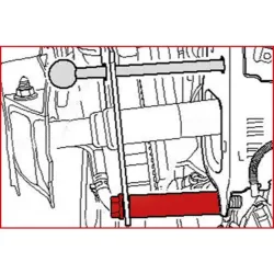Entretoise pour face avant de véhicule - VAG KSTOOLS 150.3012 | 150.3012
