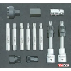 Module d'outils pour poulies débrayables d'alternateurs . 13pcs KSTOOLS 150.3100 | 150.3100