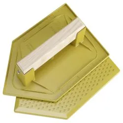 TALOCHE ABS JAUNE 27X18CM POIN Taliaplast 300106