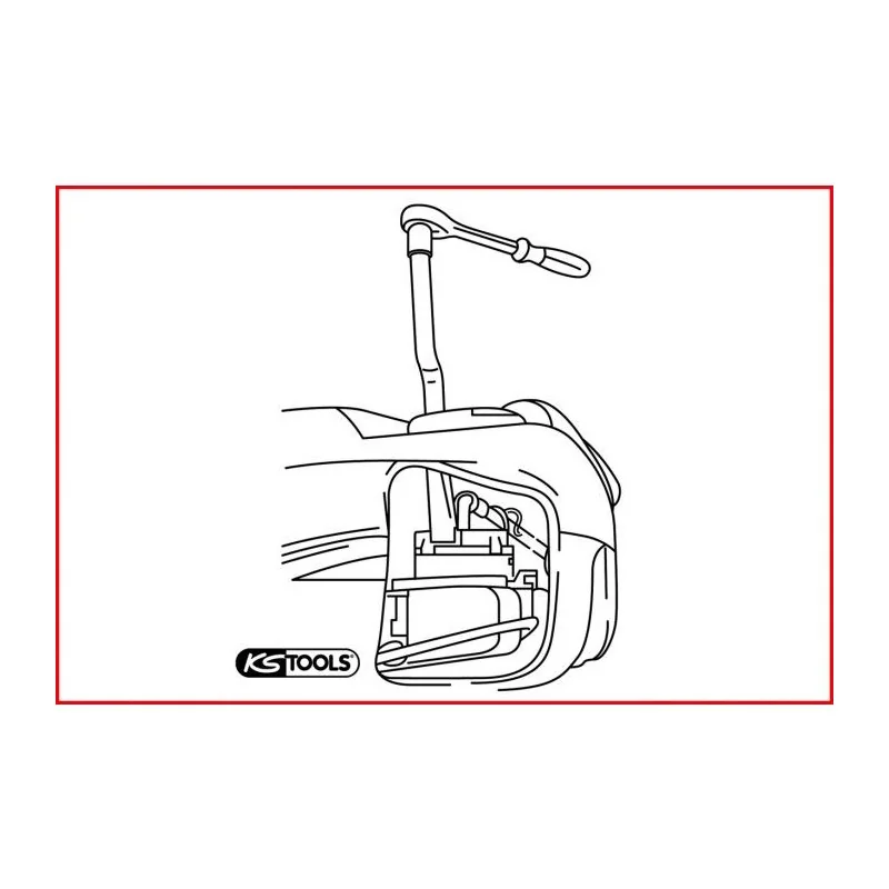 Clé pour pompe à carburant VAG KSTOOLS 150.3179 | 150.3179