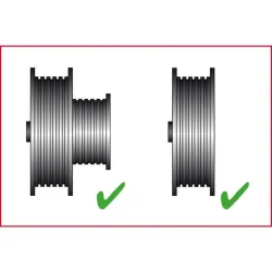 Coffret d'outils pour courroies élastiques . 11 pièces KSTOOLS 150.3180 | 150.3180