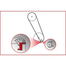 Coffret d'outils pour courroies élastiques . 11 pièces KSTOOLS 150.3180 | 150.3180