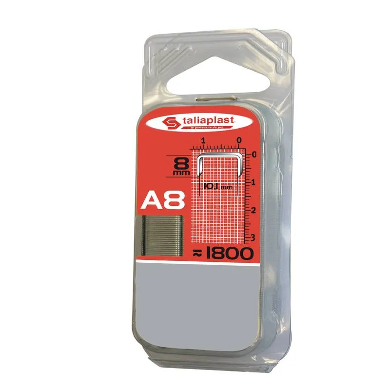 AGRAFES 12MM / BLISTER DE 1200 Taliaplast 381228