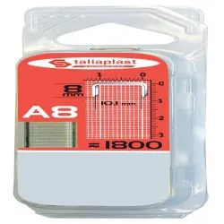 AGRAFES 8MM EN BLISTER DE 1800 Taliaplast 381226