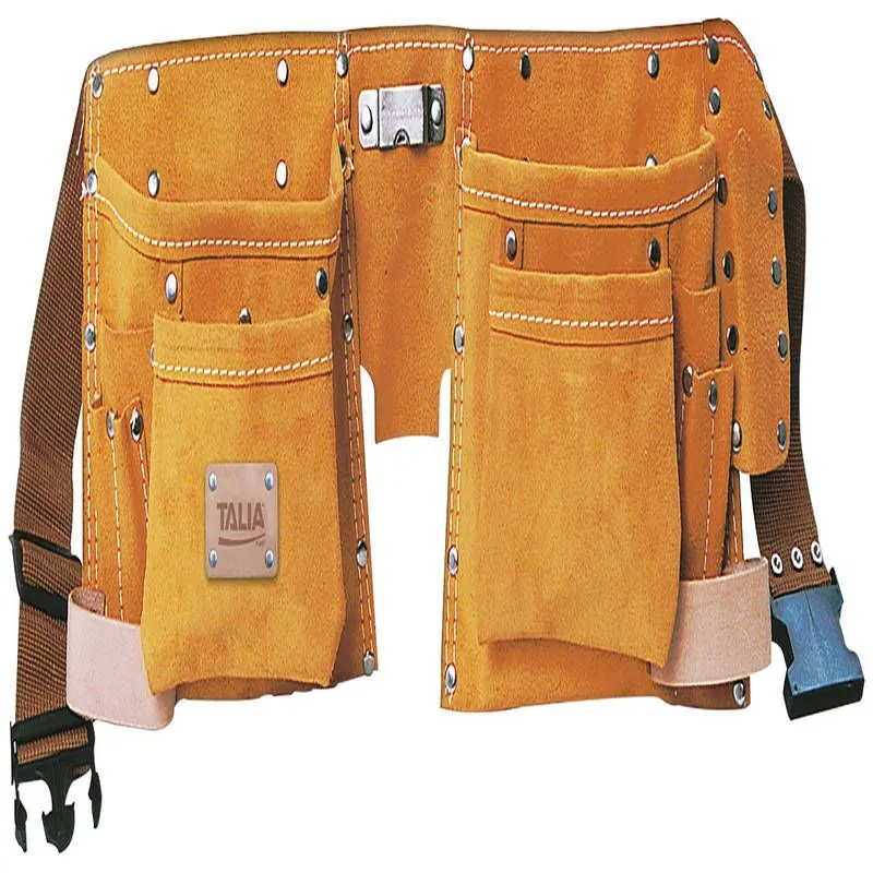 TABLIER 11 POCHES CUIR ET DAIM Taliaplast 371001