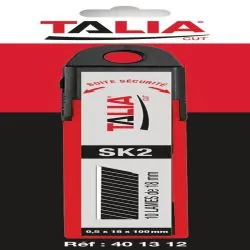 10 LAMES DE 18 MM SK2 /BLISTER Taliaplast 401312