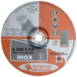 DISQUE ABRASIF P/INOX D.115 Taliaplast 401232