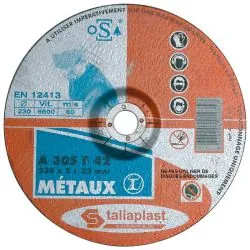 DISQUE ABRASIF METAUX 125 Taliaplast 401236