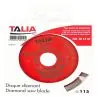 LASER DIAMANT 115MM SEGM.7MM Taliaplast 401242