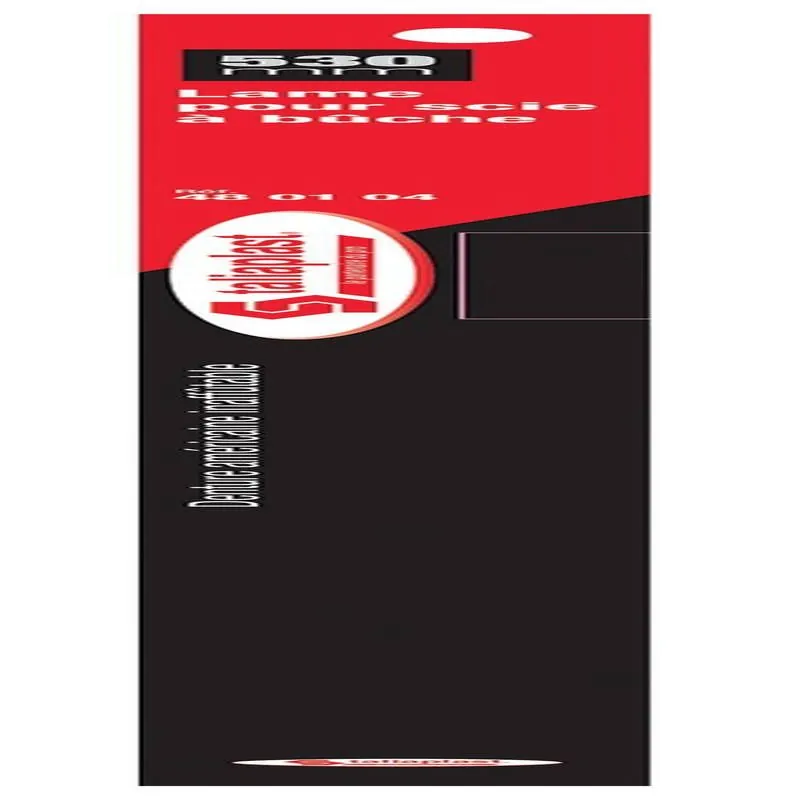 LAME DE SCIE A BUCHE 530MM Taliaplast 480104