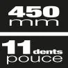SCIE POUR TUBE PVC 450MM Taliaplast 480631