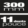 SCIE POUR TUBE PVC 300MM Taliaplast 480630