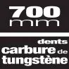 SCIE MAT.700MM 34 DTS CARBURE Taliaplast 480302
