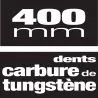 SCIE MAT.400MM 21 DTS CARBURE Taliaplast 480304