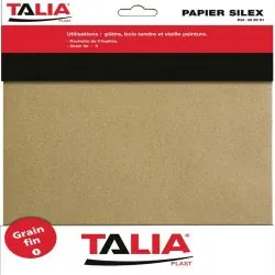 4 FEUIL.SILEX 230X280 GRAIN 0 Taliaplast 402001