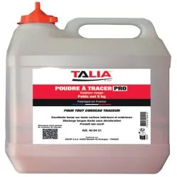 POUDRE A TRACER ROUGE 5000 G Taliaplast 400421