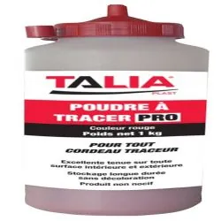 POUDRE A TRACER ROUGE 1000 G Taliaplast 400413