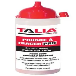 POUDRE A TRACER ROUGE 180 G Taliaplast 400409