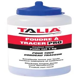 POUDRE A TRACER BLEUE 1000 G Taliaplast 400417