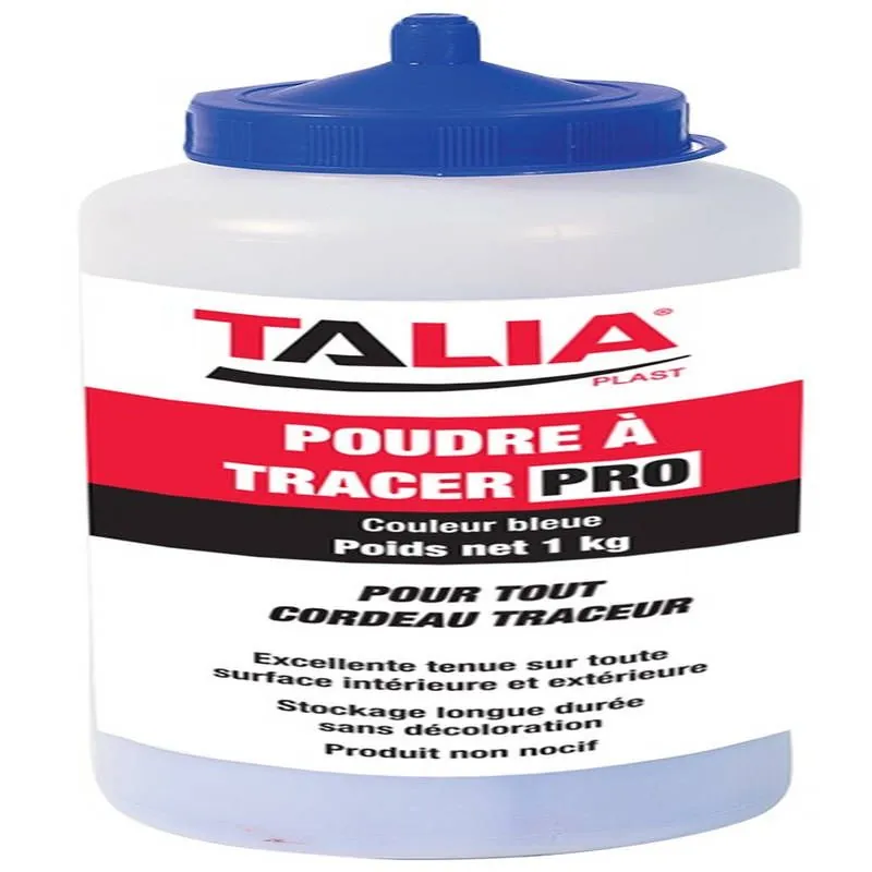 POUDRE A TRACER BLEUE 1000 G Taliaplast 400417