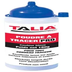 POUDRE A TRACER BLEUE 180 G Taliaplast 400407