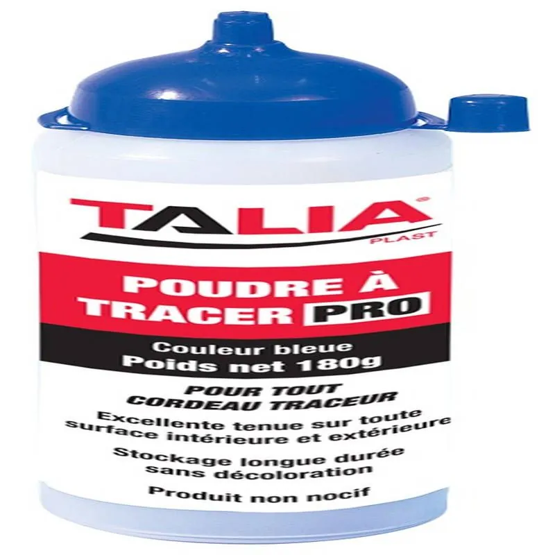 POUDRE A TRACER BLEUE 180 G Taliaplast 400407