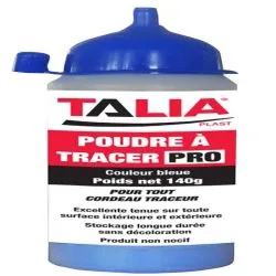 POUDRE A TRACER BLEUE 140 G Taliaplast 400418