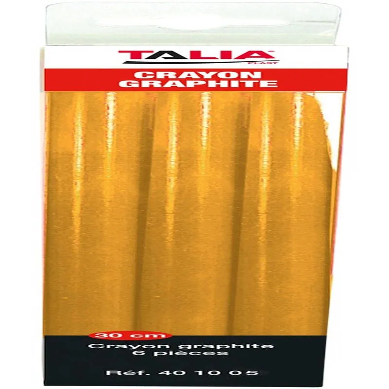 CRAYON GRAPHITE JAUNE 30CM Taliaplast 401005