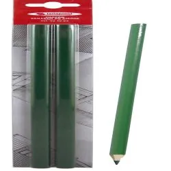 2 CRAYONS VERTS 30 CM /BLISTER Taliaplast 401064