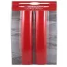 2 CRAYONS ROUGES 30CM /BLISTER Taliaplast 401062
