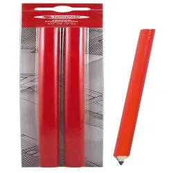 2 CRAYONS ROUGES 30CM /BLISTER Taliaplast 401062