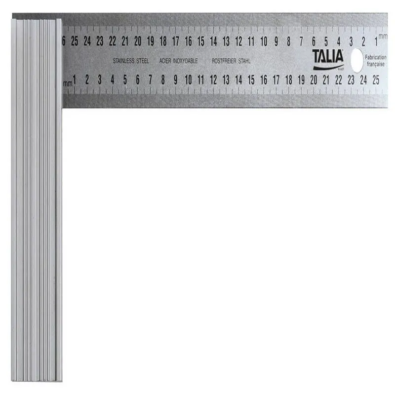 EQUERRE DROITE INOX 300MM TALO Taliaplast 460926