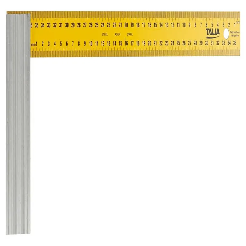 EQUERRE DROITE ACIER 400MM TAL Taliaplast 460923