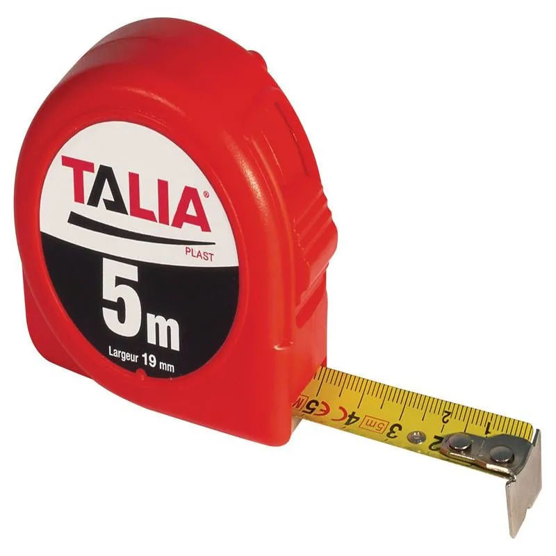 QUINTUPLE METRE ABS FLUO 19MM Taliaplast 490201