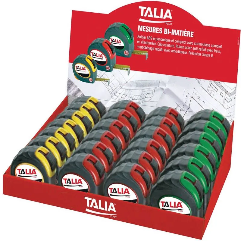 PRESENTOIR MESURES BI-MATIERE Taliaplast 490700
